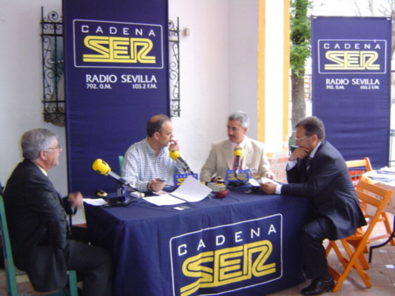 Pedro Preciado hace su programa Pueblo a Pueblo desde Constantina .