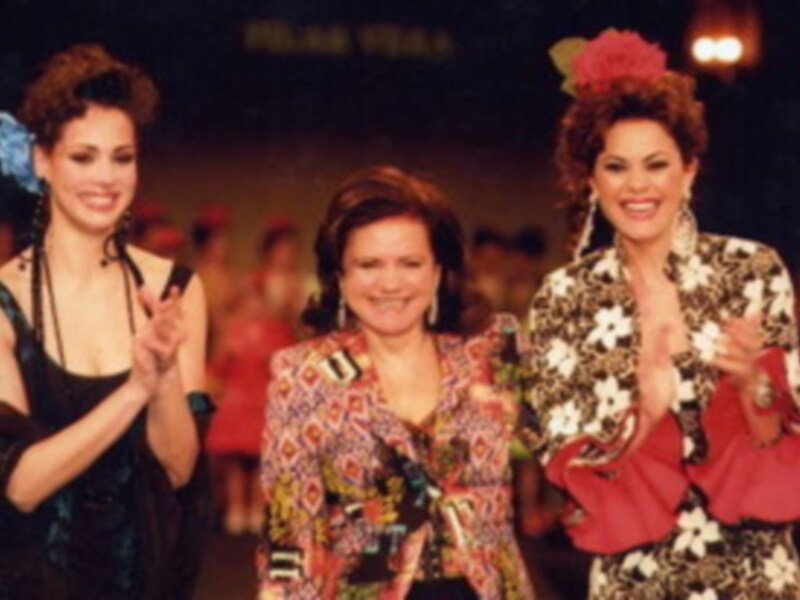 Los mejores trajes de flamenca de Pilar Vera , la modista sevillana de las misses