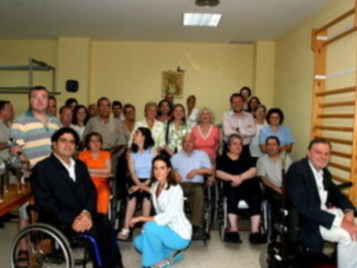 La duquesa de Alba recibio al alcalde de Sevilla para la Campaña Ladrillo Solidario contra la Esclerosis Multiple