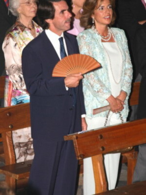 Los Aznar de boda en Jerez de la hija de Arias Cañete