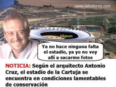 EL ESTADIO DE LA CARTUJA EN MALAS CONDICIONES