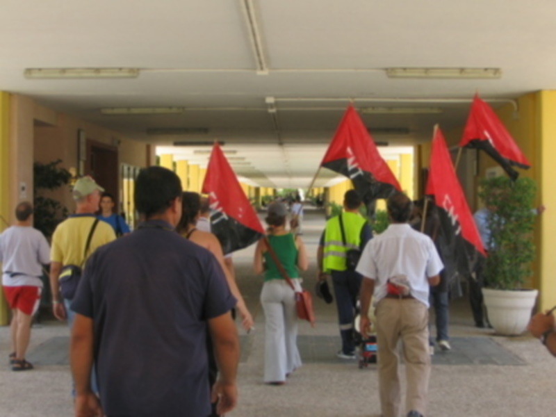 CNT convoca para febrero cuatro manifestaciones, quince concentraciones, una caravana de coches y una marcha a la UPO