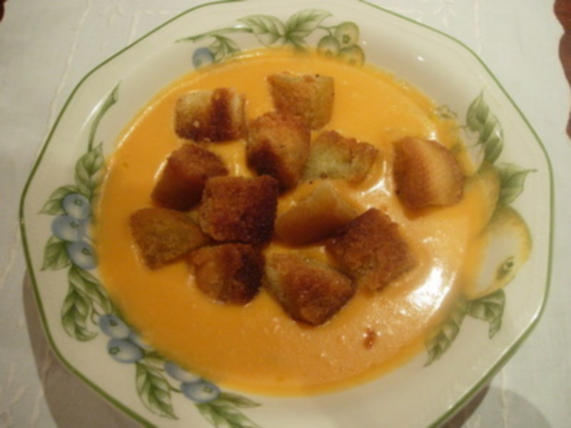 La receta de Maria: Crema de calabaza