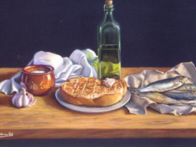 Mª Dolores Gil inaugura la primavera sevillana con su exposición de pinturas al pastel