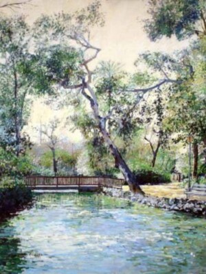 Juan Charro presenta su exposición de cuadros en Sevilla