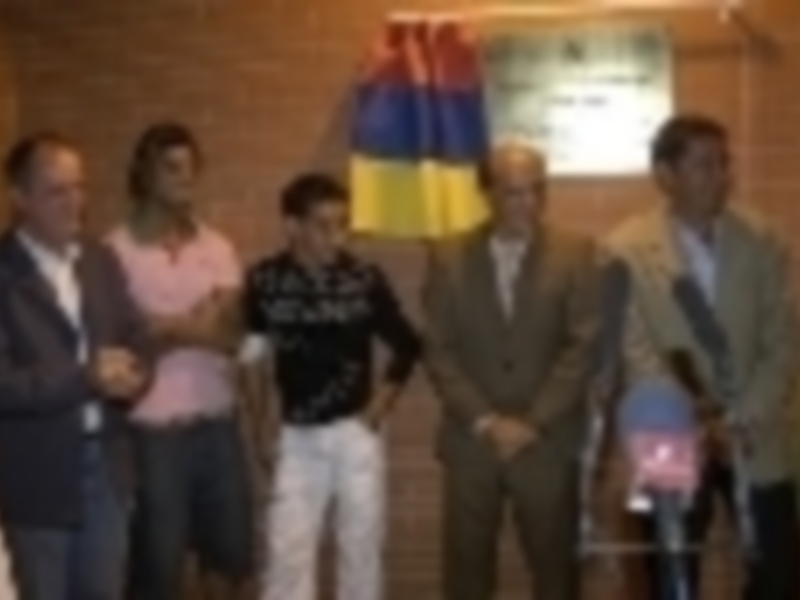 Del Nido,en la inaguración del polideportivo Jesús Navas: si se le rinde un homenaje se le rinde al sevillismo