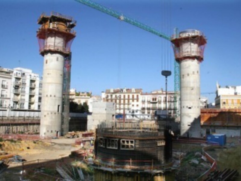 Sacyr termina el tronco de dos de los seis parasoles del proyecto Metropol Parasol de Sevilla