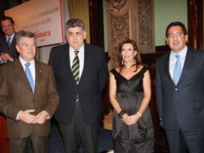 Cajasol, Betis, José Saramago, Premio Nobel de Literatura , Miguel Gallardo y  Felicidad Loscertales, premios Comunicacion Asociacion de la Prensa de Sevilla 