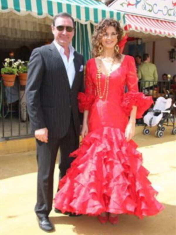 Carlos Herrera disfruto de la Feria de Abril junto a su mujer Marilo Montero
