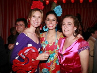 Judith Mascó que lució un modelo de Pilar Vera 