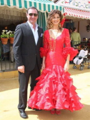 Carlos Herrera disfruto de la Feria de Abril junto a su mujer Marilo Montero