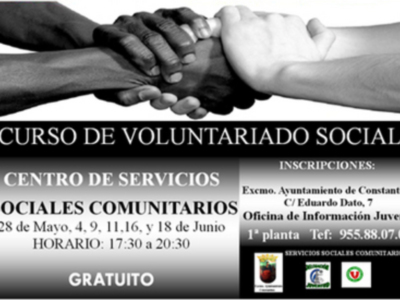 Inician inscripciones para participar en el Curso de Voluntariado Social de Constantina