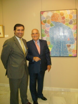 Diego Montes inaugura  en el Club Antares su última exposicón de pintura.