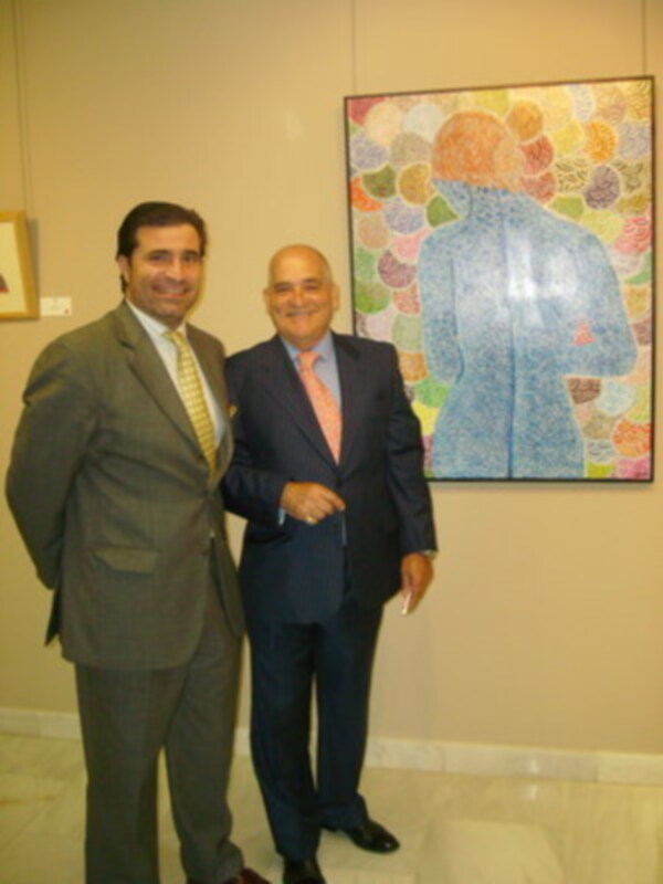 Diego Montes inaugura  en el Club Antares su última exposicón de pintura.