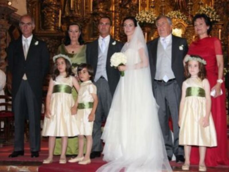 Patricia Rato, espectacular junto a Espartaco en boda en Sevilla