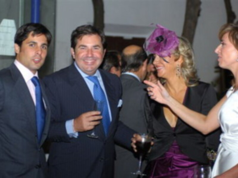 Fran Rivera padrino en la boda de un buen amigo 