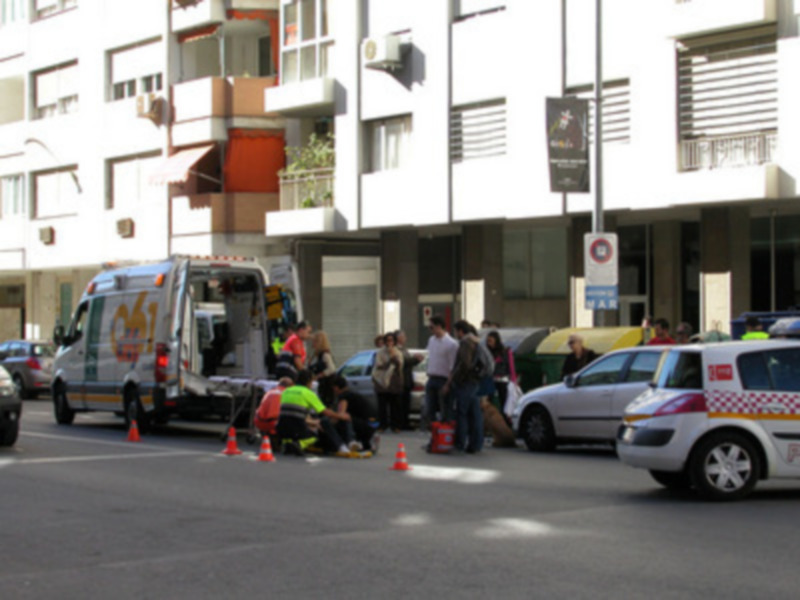 Accidente de tráfico en República Argentina