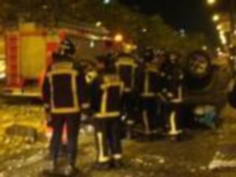 Accidente de tráfico en la Avd. San Francisco Javier de Sevilla