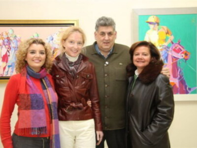 Exitosa exposicion de la pintora Uta Geub en el Ateneo de Sevilla