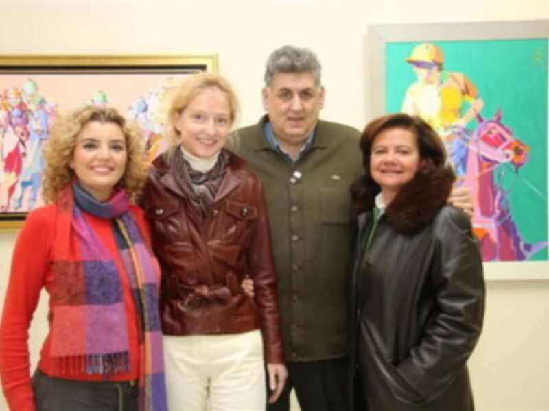 Exitosa exposicion de la pintora Uta Geub en el Ateneo de Sevilla