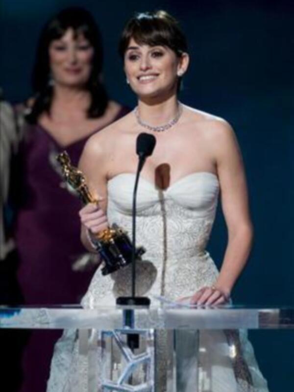 Penélope Cruz logra el Óscar a la mejor actriz secundaria