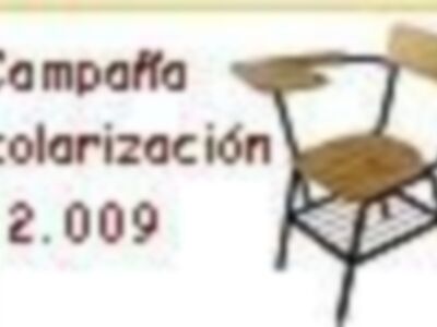 Campaña de Escolarización durante el mes de Marzo de 2.009 en Sevilla