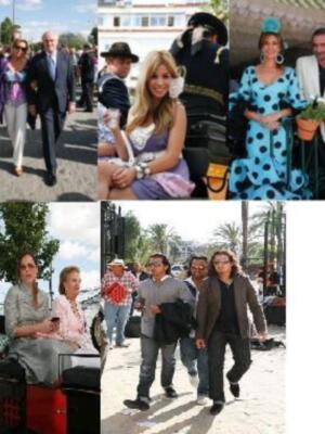 Los famosos se dejan ver en la Feria de Abril