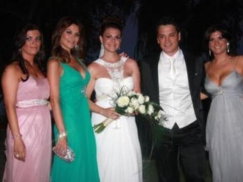 Feliciano López acompañó a María José Suárez en la boda de su hermana