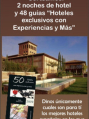 Experienciasymas regala noches de hotel y guías de viaje