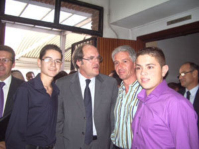 Los chipioneros Jesús Cordero y José Manuel Contioso recibieron  en Madrid el premio Galeón de Geografía e Historia 