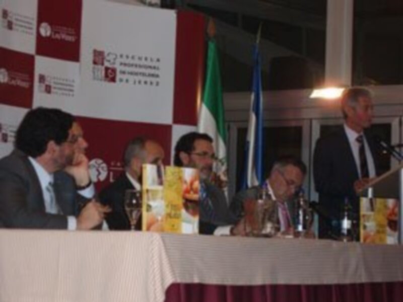 Chipiona representada en la presentación del libro El Jerez en el plato