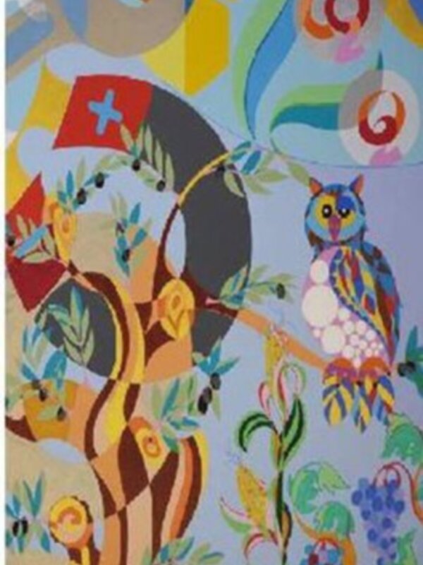    La artista Uta Geub realiza un   mural para el Instituto Andaluz de Tecnología (IAT)