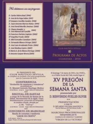 Manuel Antonio Santiago Muñoz inaugura la agenda 2010 de Cuaresma del Club Náutico Sevilla