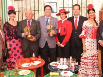 Jose Joaquin Gallardo y Francisco Herrero, premiados en la Feria de Sevilla.