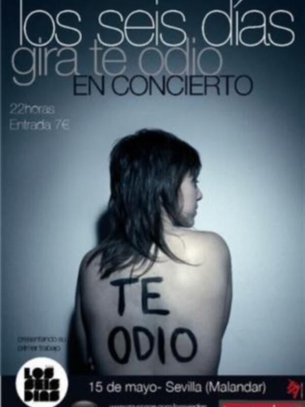 Concierto del grupo, Los Seis Días, el próximo 15 de mayo en la sala Malandar en Sevilla