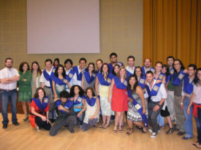 Acto de clausura de los programas de master universitario de la Universidad Pablo de Olavide, que han finalizado cerca de 900 estudiantes