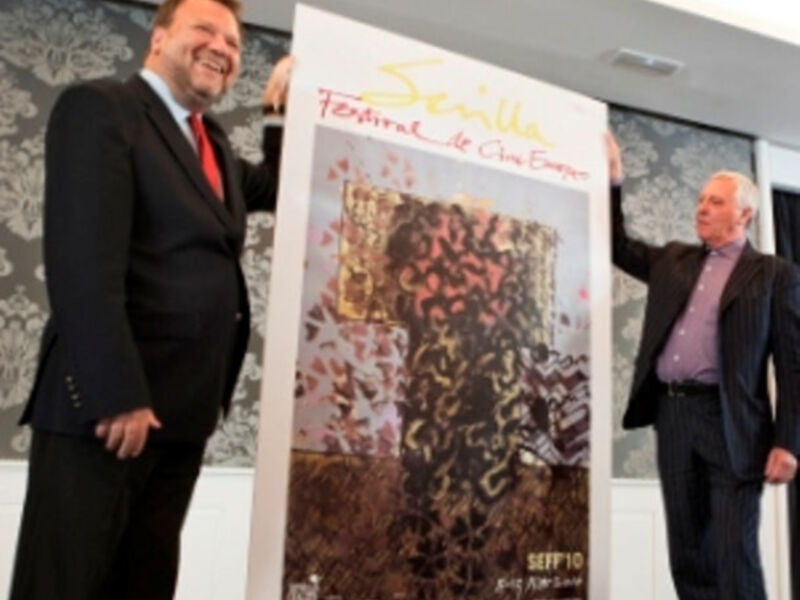 La metamorfosis del cine protagonista del cartel de la séptima edición del festival de Sevilla, creado por Peter Greenaway