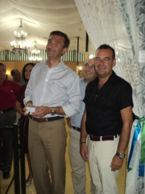 Siempre Así, en concierto en la feria del Corpus Christi de Salteras 