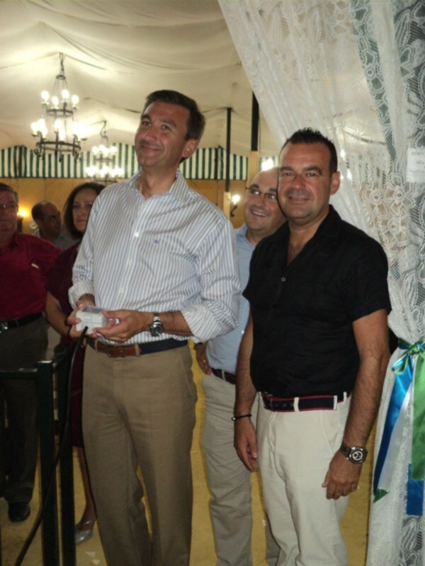 Siempre Así, en concierto en la feria del Corpus Christi de Salteras 