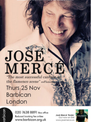 El jerezano JOSÉ MERCÉ cantará el próximo día 25 en el Barbican Hall de Londres.