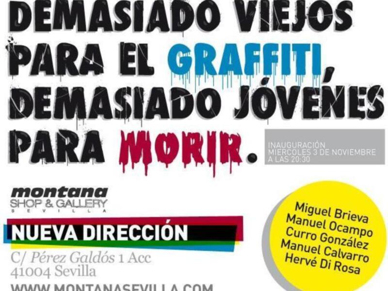 Demasiado viejos para el graffiti, demasiado jóvenes para morir inaugura la nueva galería
