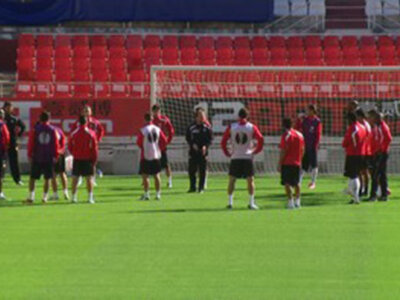 El Sevilla prepara a puerta cerrada su encuentro de Europa League ante el Karpaty