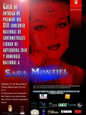 Reconocimiento nacional a la actriz Sara Montiel