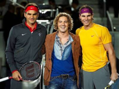 David Bisbal actuó en concierto en el partido de exhibición Unidos por la infancia entre los números 1 del tenis mundial Rafael Nadal y Roger Federer