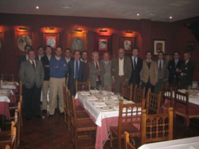 Cena coloquio entre el diestro Raúl Gracia "El Tato" y la Junta Directiva del Circulo Taurino de Córdoba