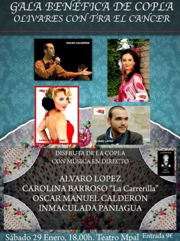 Gala benéfica de la copla contra el cáncer