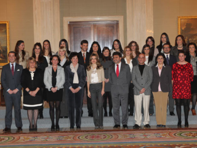 La Princesa de Asturias recibe a la Oficina de Voluntariado y Solidaridad de la UPO