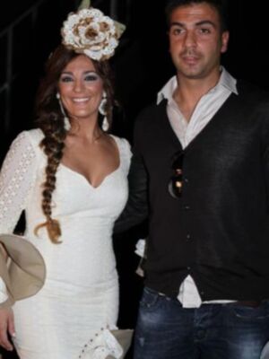 Raquel Bollo, feliz junto al padre de su tercer hijo