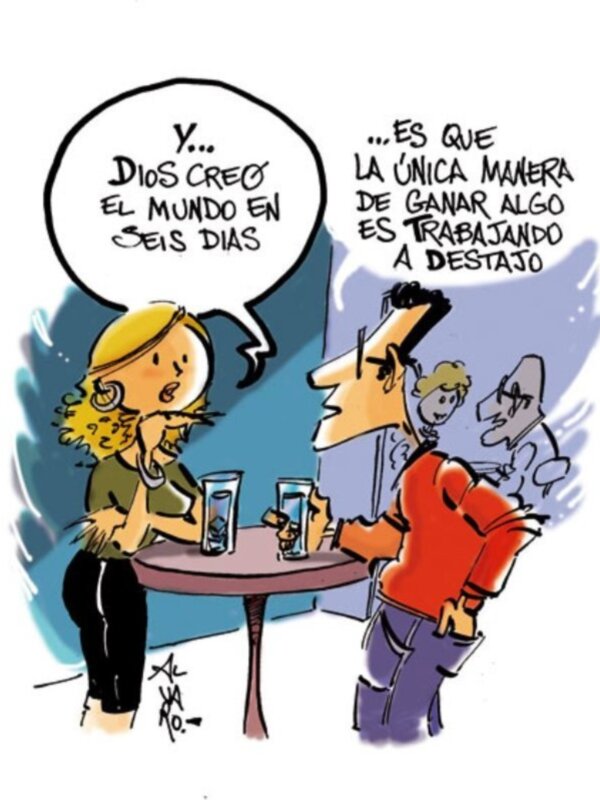 Viñeta de humor de Álvaro Peña