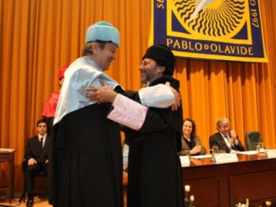 Christian Bode, ex secretario general del DAAD, investido Doctor Honoris Causa por la Universidad Pablo de Olavide de Sevilla